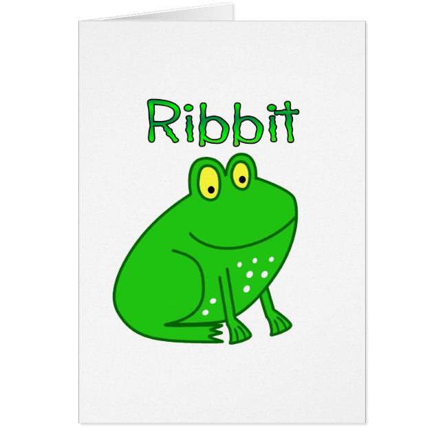 Frosch Ribbit (Vorne)