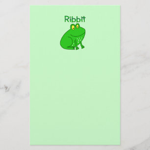 Frosch Ribbit Briefpapier