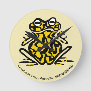 Frosch Runde Wanduhr