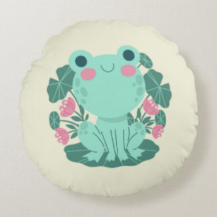 Frosch Rundkissen Rundes Kissen