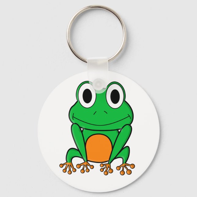 Frosch Schlüsselanhänger (Vorderseite)