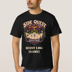 Frosch-Seitensprung-Explorer-Abteilung T-Shirt