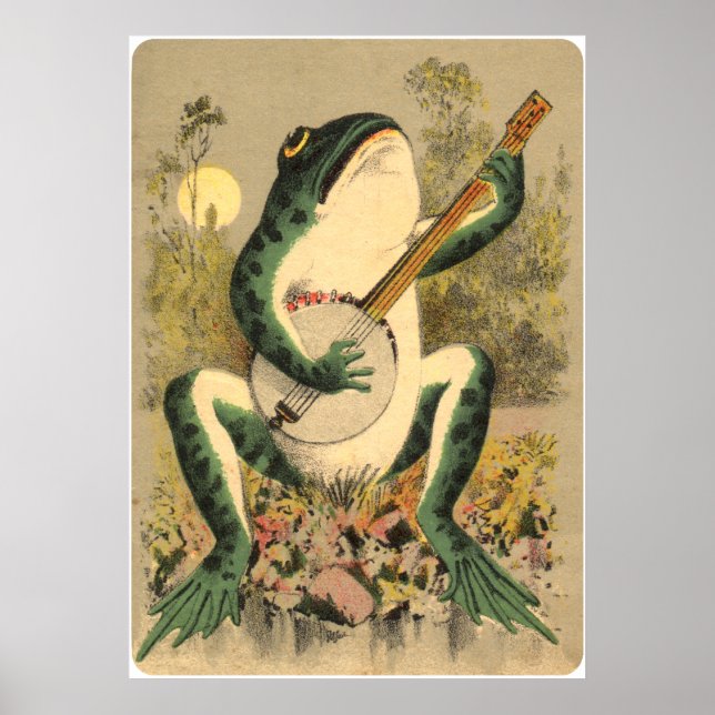 Frosch Serenade Poster (Vorne)