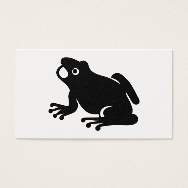 Frosch-Silhouette (Vorderseite)