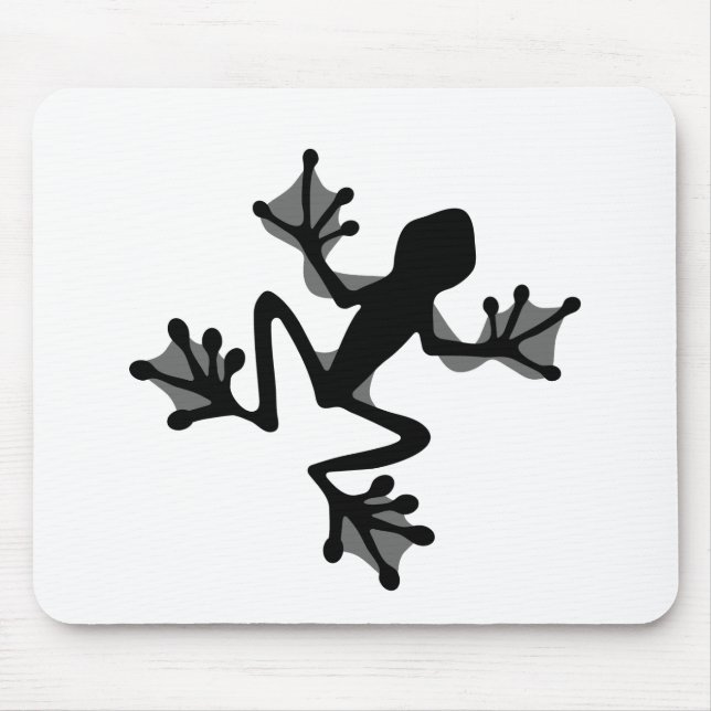 Frosch-Silhouette Mousepad (Vorne)