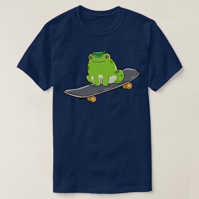 Frosch Skateboard T-Shirt (Design vorne)