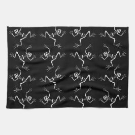 Frosch-Skelette Handtuch