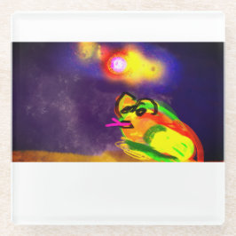 Frosch Summer Glasuntersetzer