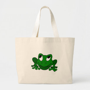 Frosch-Taschen-Tasche Jumbo Stoffbeutel