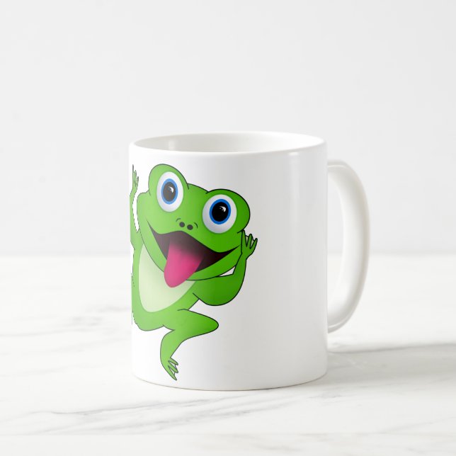 Frosch-Tasse Tasse (VorderseiteRechts)