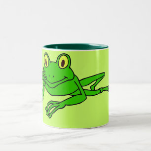 Frosch-Tasse Zweifarbige Tasse