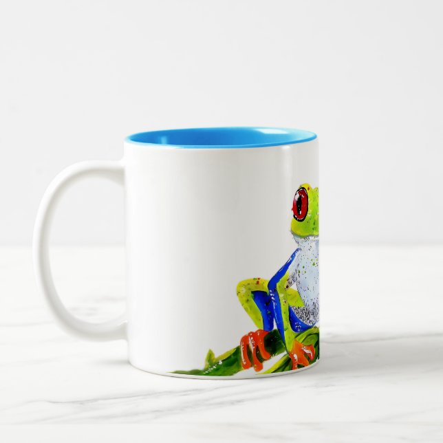 Frosch-Tasse Zweifarbige Tasse (Links)