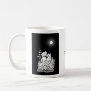 Frosch Toad Couple Niedliche Funny Romantische Lie Kaffeetasse