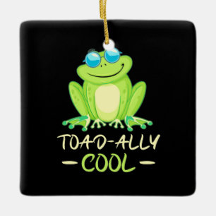 Frosch total Cool Keramikornament