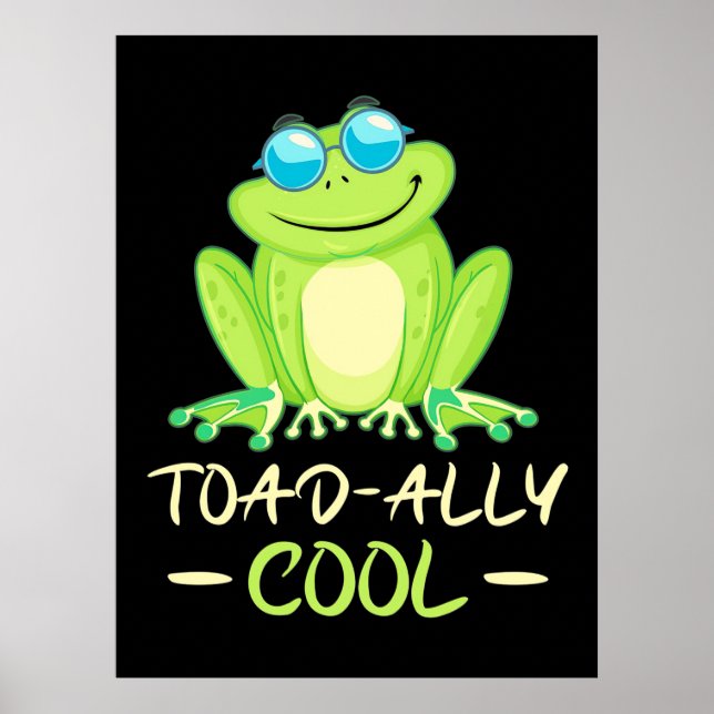 Frosch total Cool Poster (Vorne)