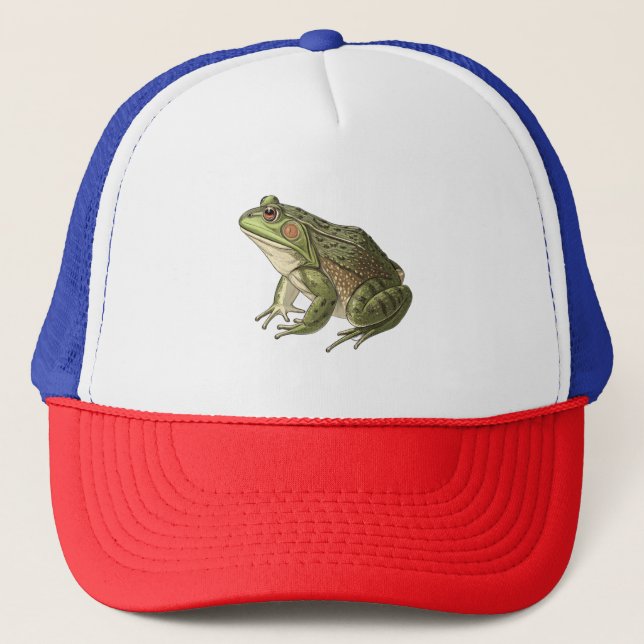 Frosch Truckerkappe (Vorderseite)
