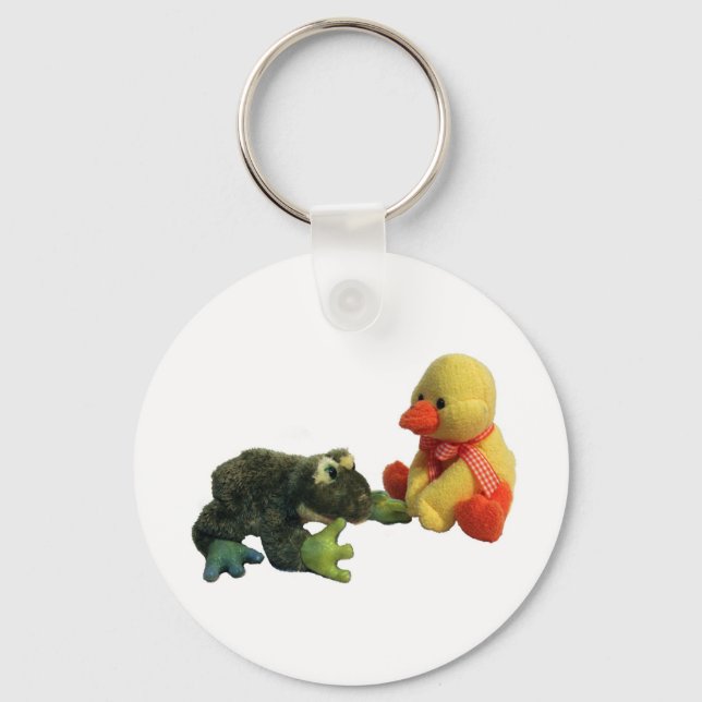 Frosch und Ente Schlüsselanhänger (Vorderseite)