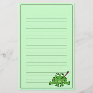 Frosch-und Fliegen-Briefpapier Briefpapier