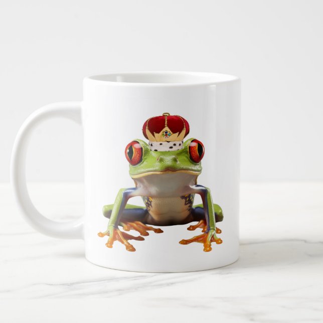 Frosch und Krone Jumbo-Tasse (Links)