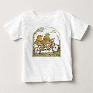 Frosch und Kröte Fahrrad für Zwei Baby T-shirt