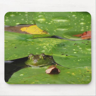 Frosch- und Lily-Pads Mousepad