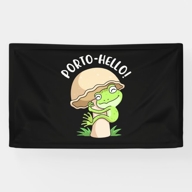 Frosch und Pilz Banner (Horizontal)