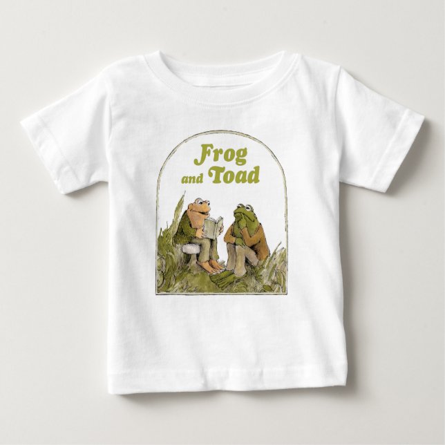 Frosch und Toad lesen ein Buch Baby T-shirt (Vorderseite)