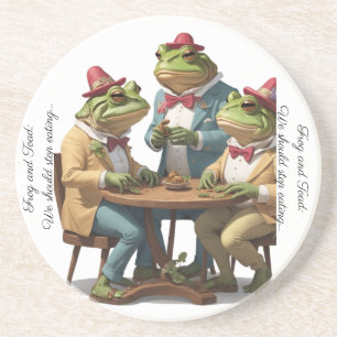 Frosch und Toad: Wir sollten aufhören zu essen... Getränkeuntersetzer