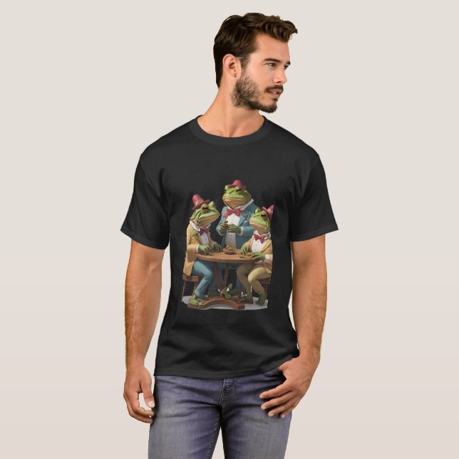 Frosch und Toad: Wir sollten aufhören zu essen... T-Shirt (Vorne ganz)