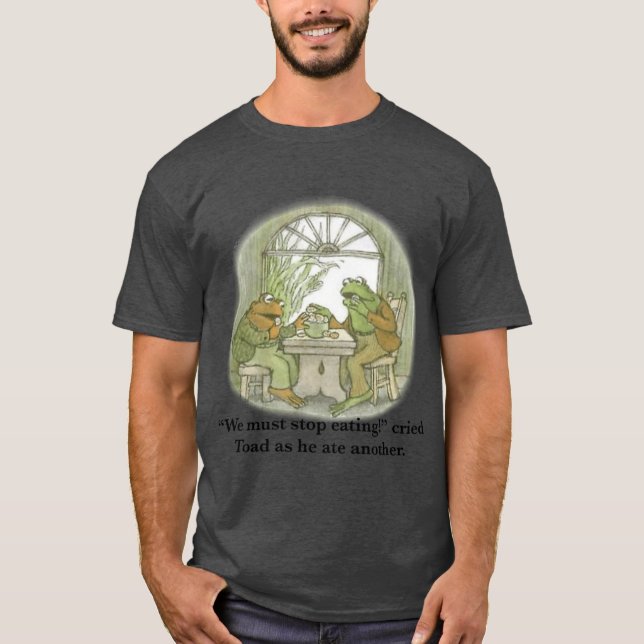 Frosch undoad Kekse essender Freund T-Shirt (Vorderseite)