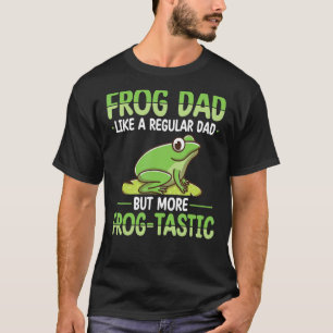 Frosch-Vater-Jagd-Design Kröte Gigger Froschfänger T-Shirt