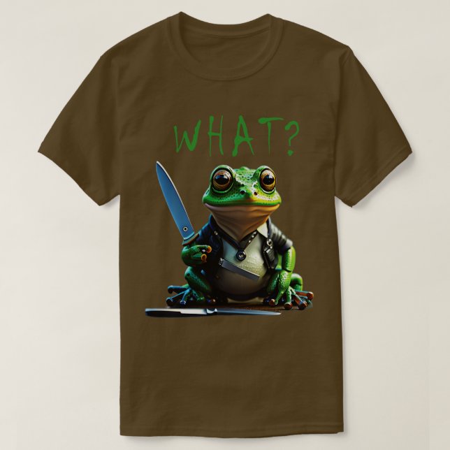 Frosch was T-Shirt (Design vorne)