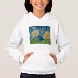 Frosch & Wasserlilien Hoodie