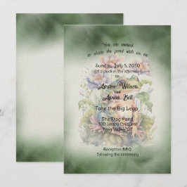 Frosch Wedding Einladung