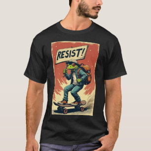 Frosch wehrt sich Portland Frosch Protest - Portla T-Shirt