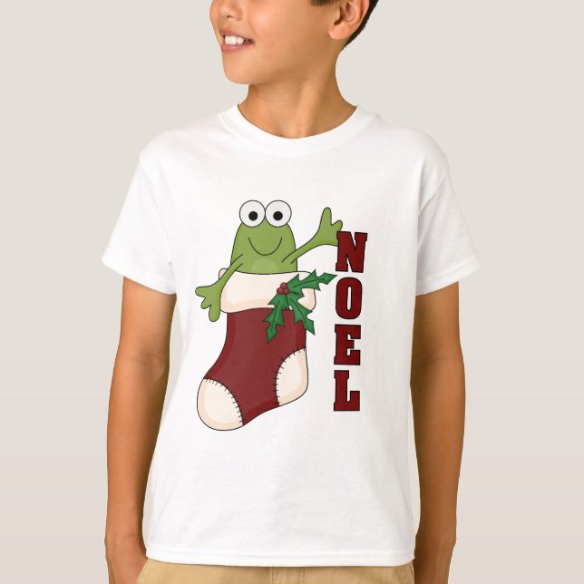 Frosch Weihnachten Holiday Shirts und Geschenke (Vorderseite)