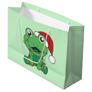Frosch Weihnachts-Wintertiere Weihnachtsfrösche Große Geschenktüte