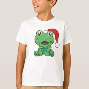 Frosch Weihnachts-Wintertiere Weihnachtsfrösche T-Shirt