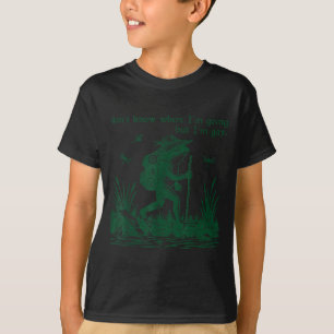 Frosch weiß nicht, wohin er geht, aber schwule LGB T-Shirt