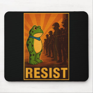 Frosch widersteht Rtland Frosch Protest - Rtland F Mousepad