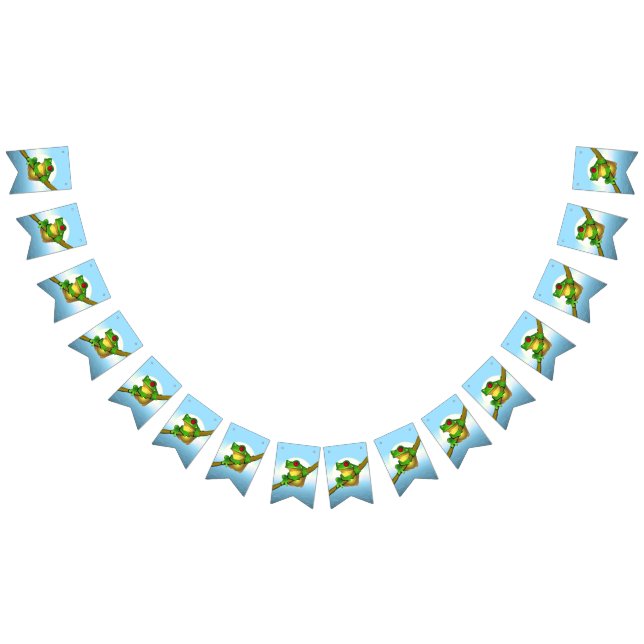 Frosch Wimpelkette (Alle)