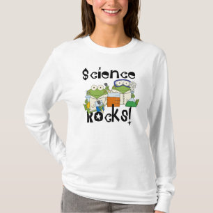 Frosch-Wissenschafts-Felsen T-Shirt