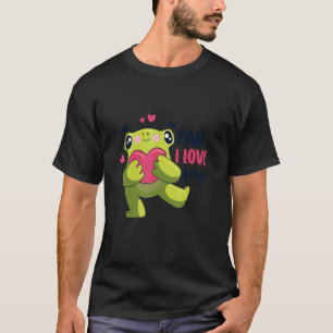 Frosch Witze Mann Ich Liebe Frösche Amphibien Tier T-Shirt