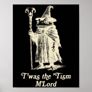 Frosch Wizard Meme Autismus Bewusstsein war die Ti Poster