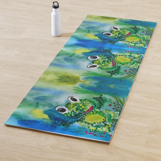 Frosch Yogamatte (Beispiel)
