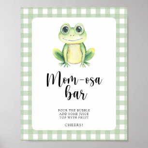 Froschbaby-Dusche - Momosa Bar Poster