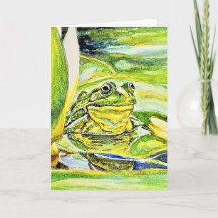 "Froschbad" - Dankeskarte