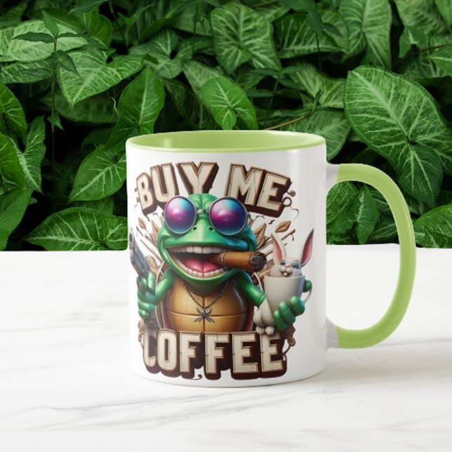 Froschbrauen und Schutz kaufen mir einen Kaffee Tasse (Von Creator hochgeladen)