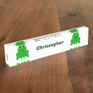 Froschdesign Namensplakette