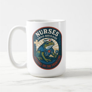 Frösche-Brigade der Krankenschwestern – Heiler an Kaffeetasse